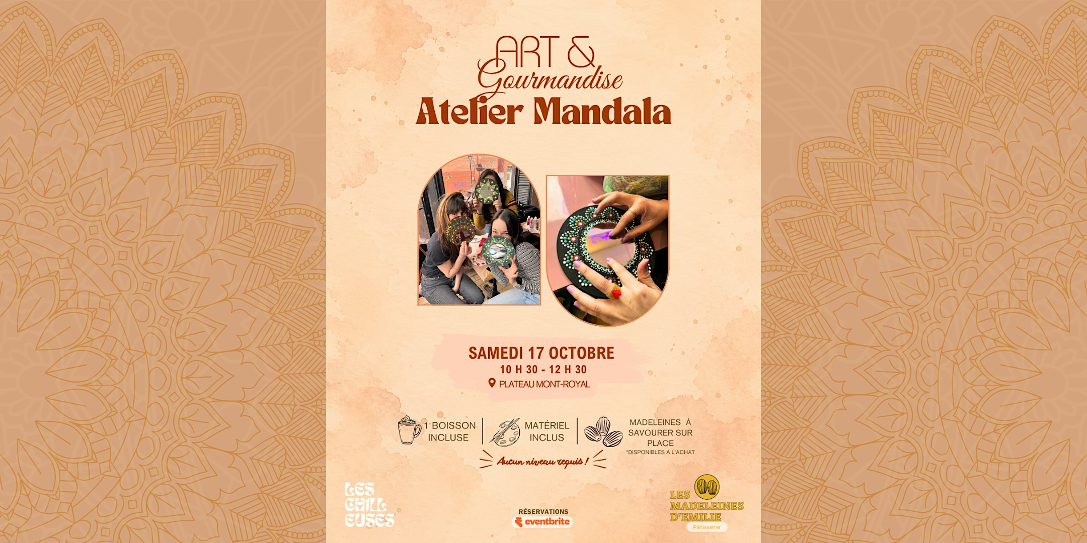 Mandala & Gourmandise | Atelier créatif