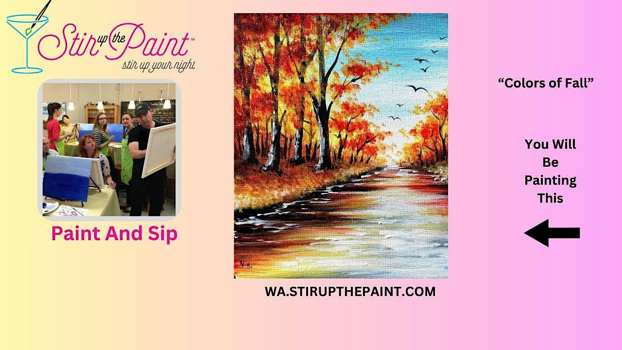 Bellevue Paint and Sip, Paint Party, Paint Night  With Stir Up The Paint