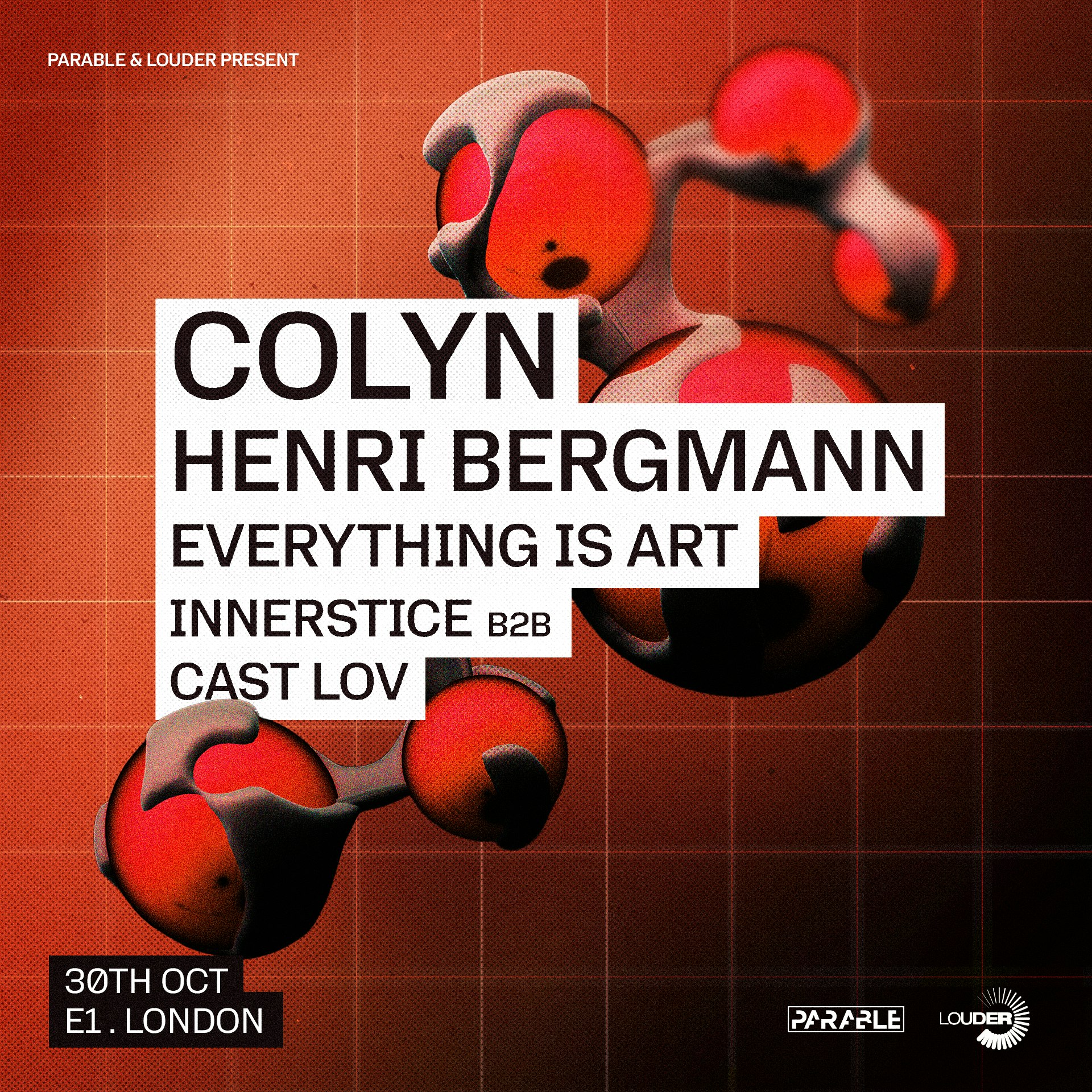 Parable & Louder Halloween: Colyn, Henri Bergmann
