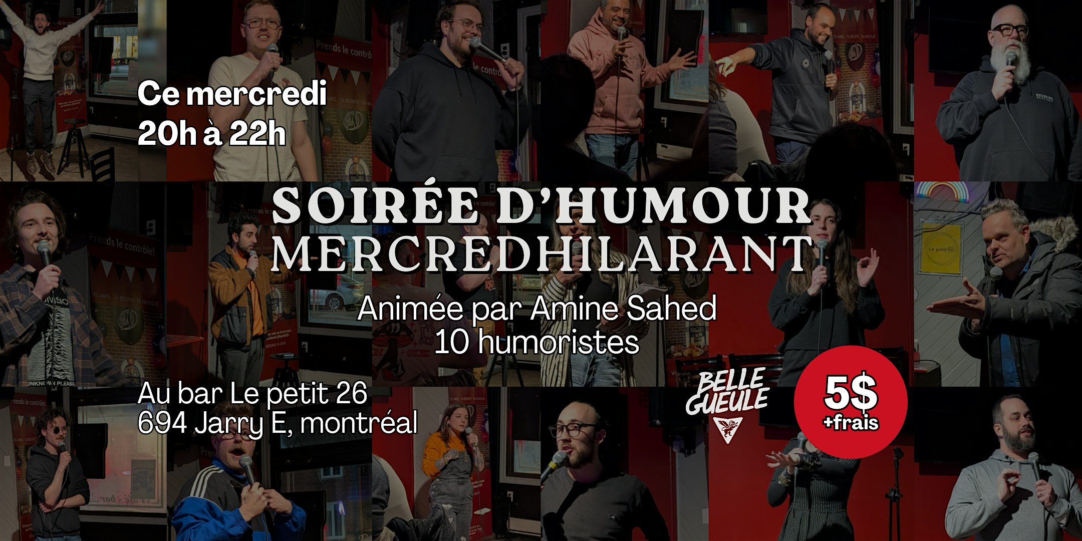 Soirée d'humour MERCREDHILARANT au Petit 26