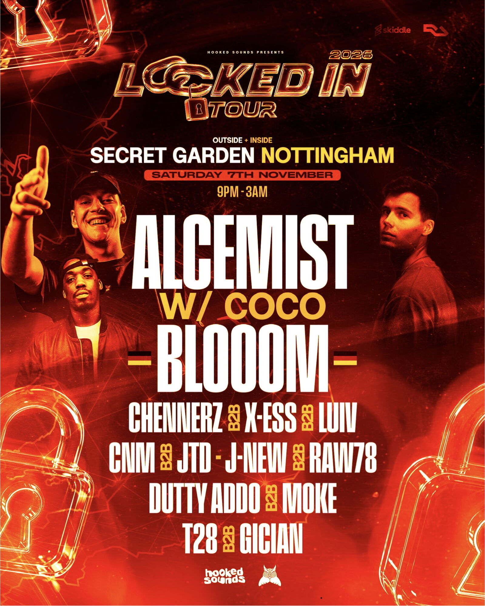 LOCKED IN TOUR W/ Alcemist,Blooom, COCO + MORE