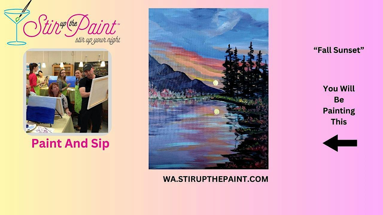 Seattle Paint and Sip, Paint Party, Paint Night With Stir Up The Paint