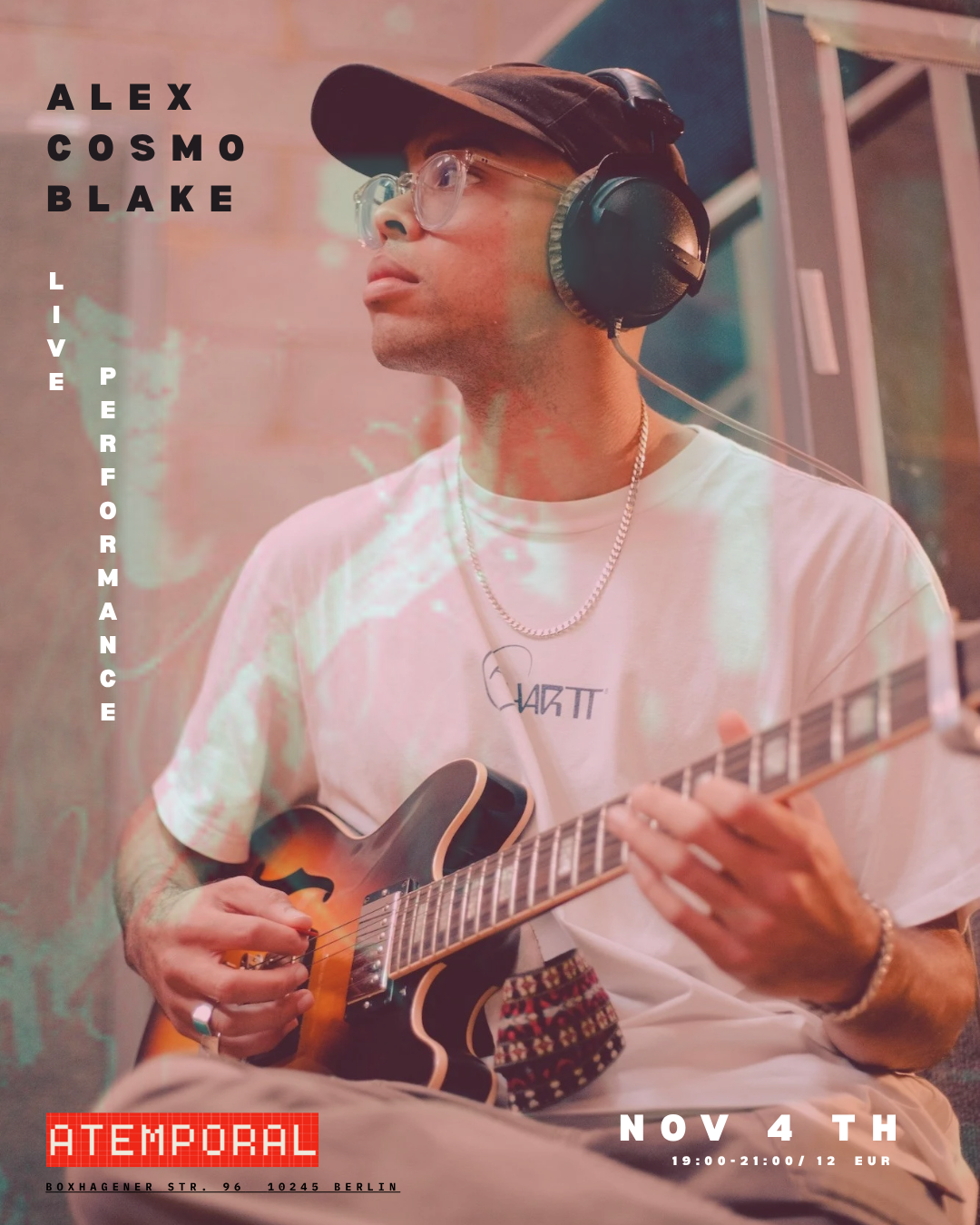 Alex Cosmo Blake — Live performance