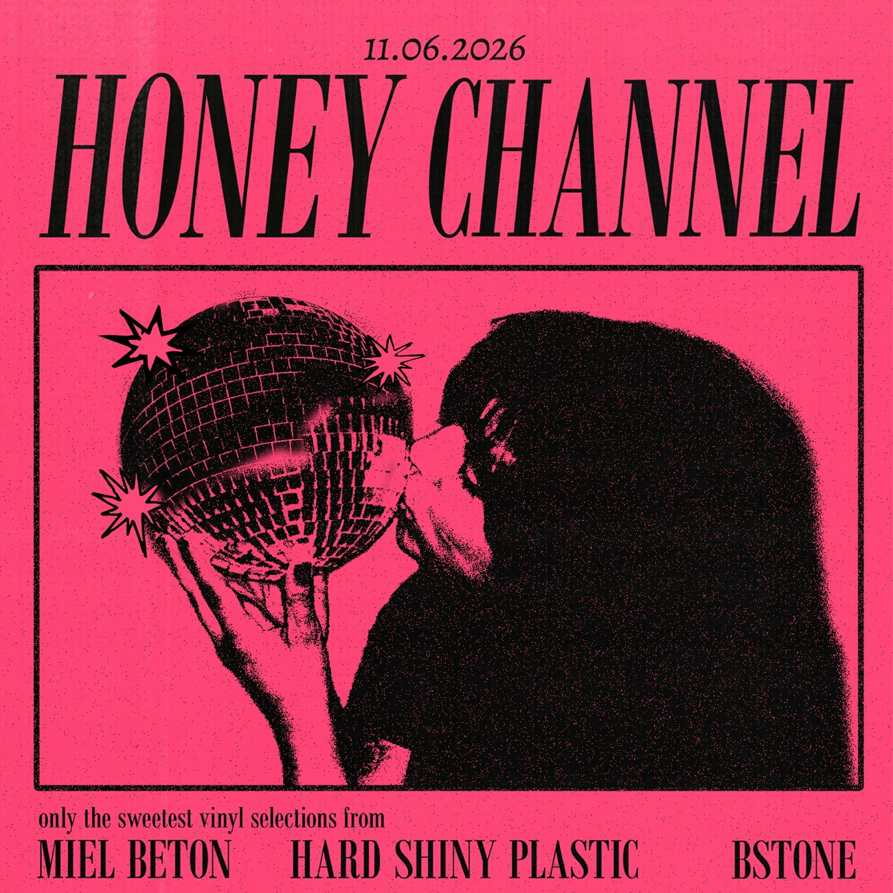 Honey Channel w/ Miel Beton, Hard Shiny Plastic and Bstone