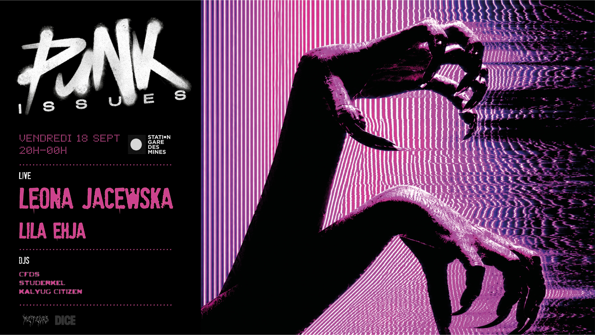 PUNK ISSUES #4 · Leona Jacewska LIVE + Lila Ehjä LIVE