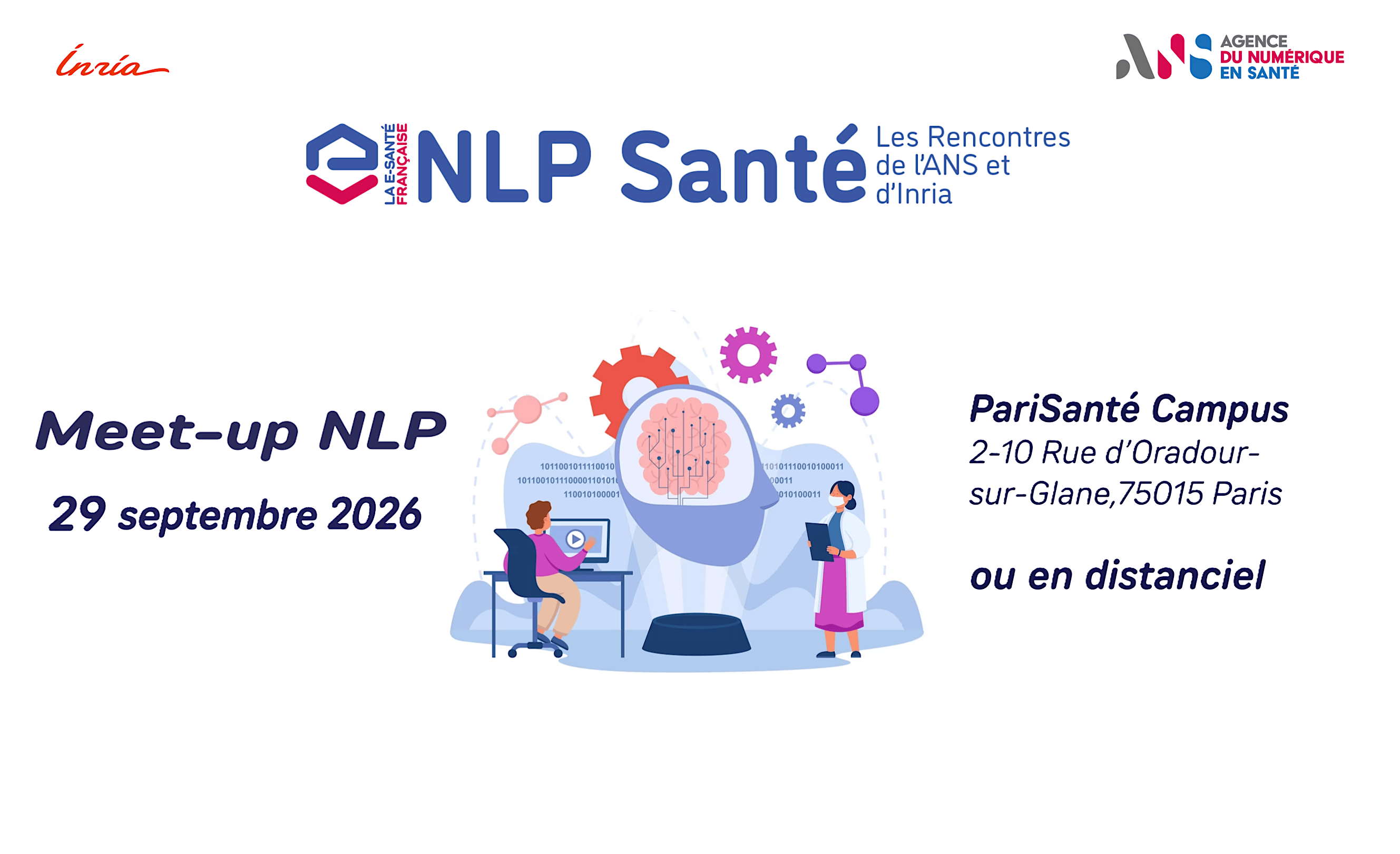 NLP Santé, Les Rencontres de l’ANS et d’Inria