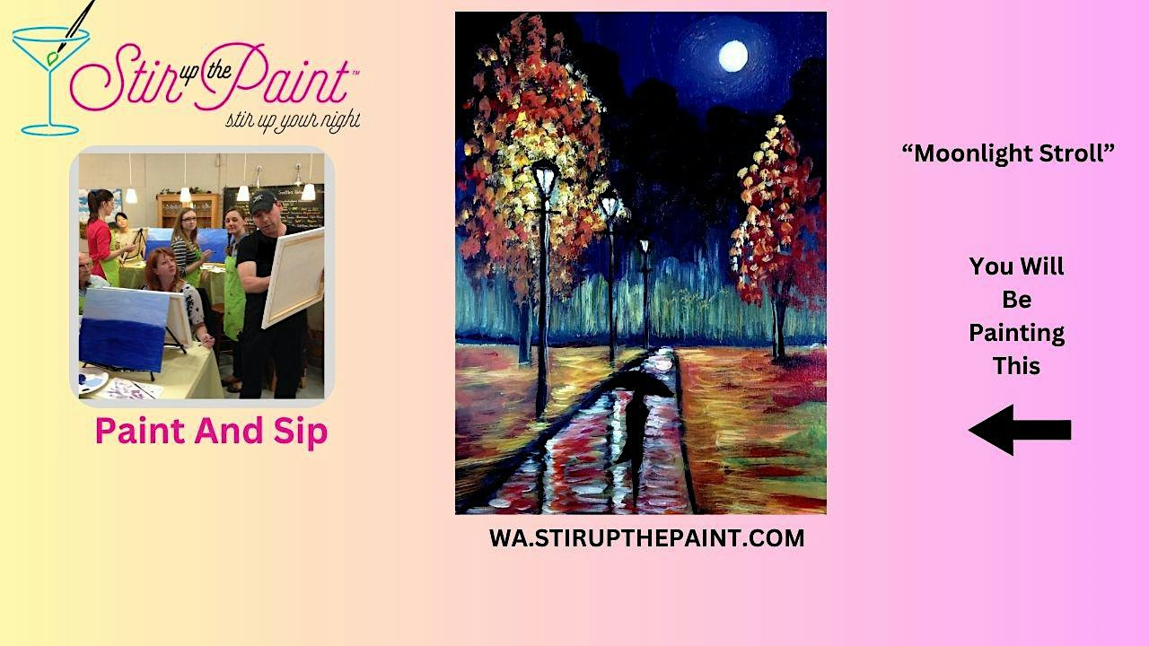Bellevue Paint and Sip, Paint Party, Paint Night  With Stir Up The Paint
