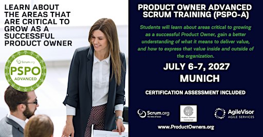 Certified Training | Professional Scrum Product Owner - Advanced (PSPO-A)