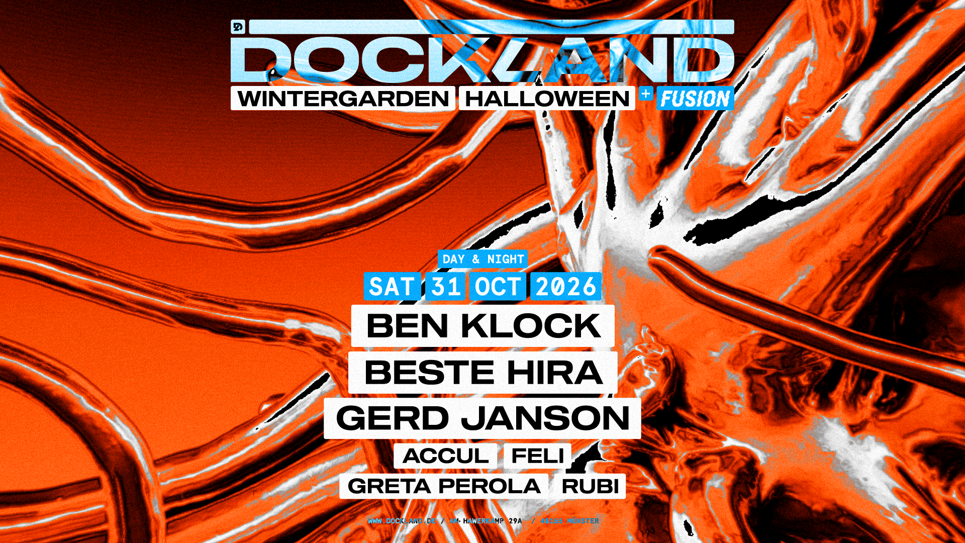 Wintergarden Halloween with Ben Klock, Beste Hira, Gerd Janson a.m