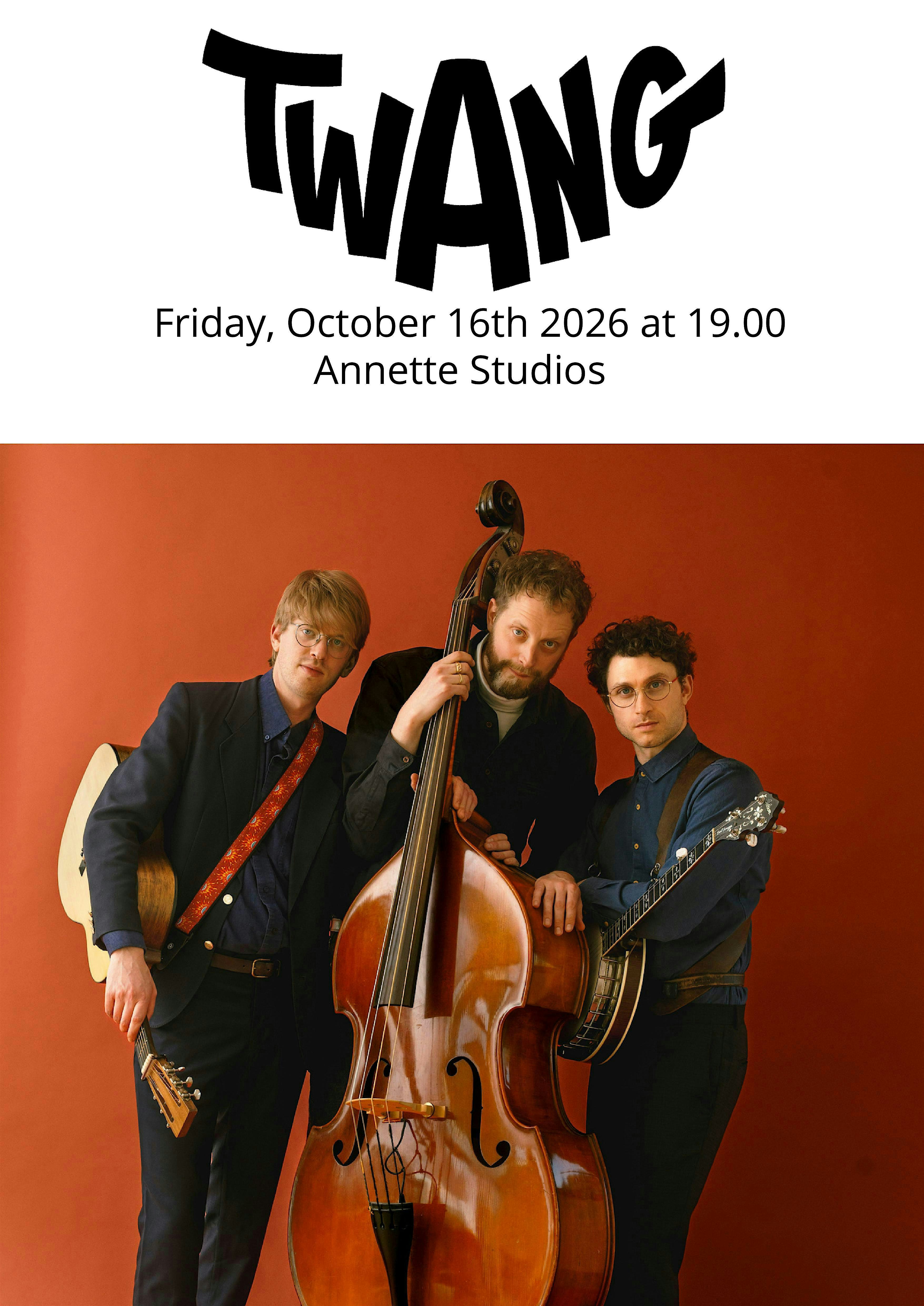 Twang live at Annette Studios