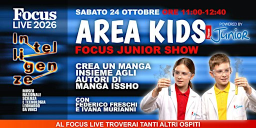 Focus Live 2026 - 24 ottobre dalle 11:00 alle 12.40