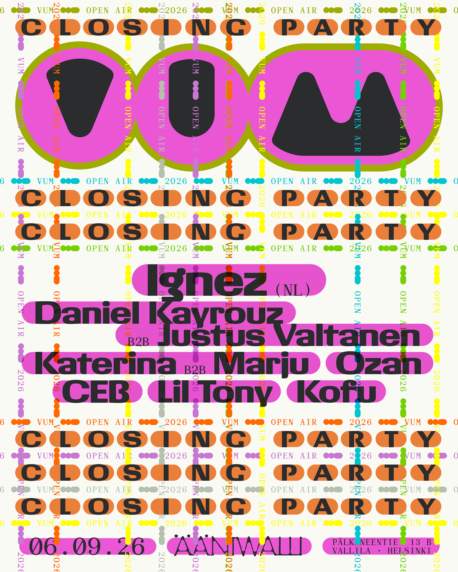 VUM Open Air 2026 Closing Party