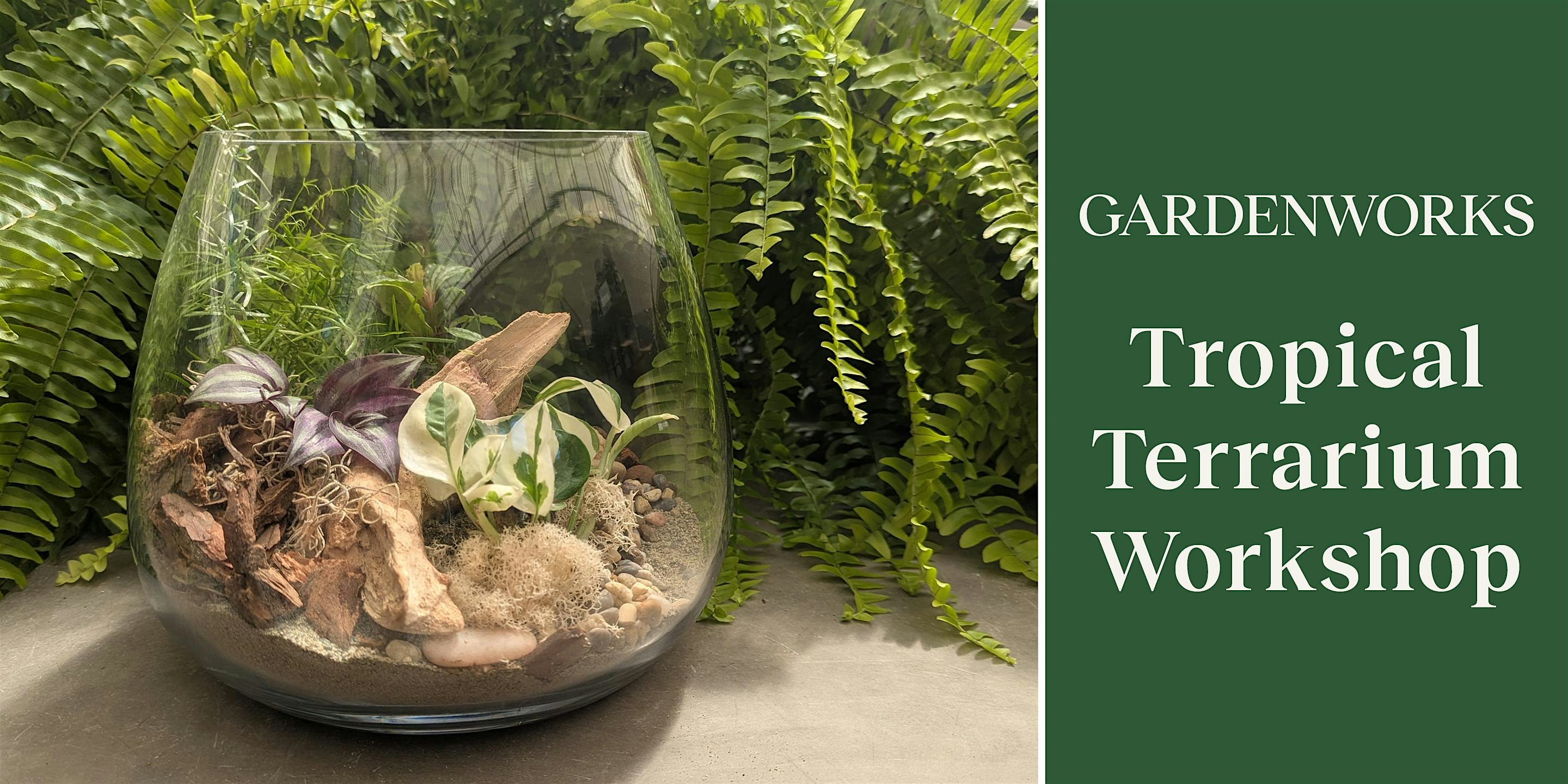 Tropical Terrarium Workshop at GARDENWORKS Burnaby-Lougheed