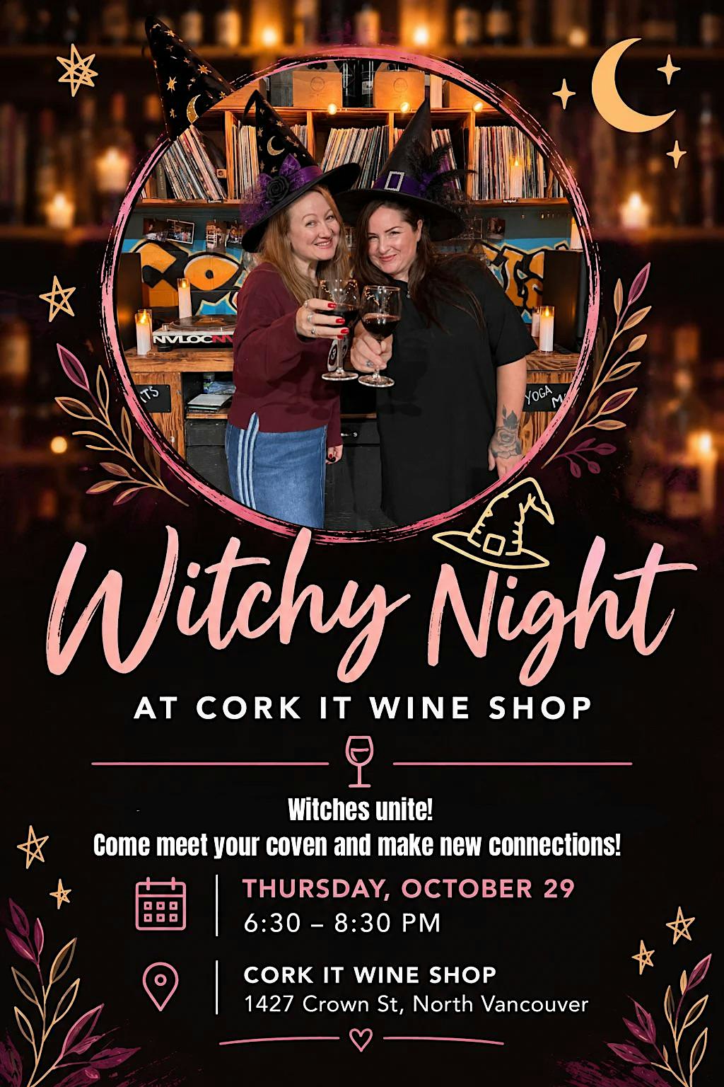 Witchy Halloween Night at Cork It Wine Shop