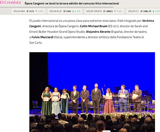 Concierto Opera Cangemi