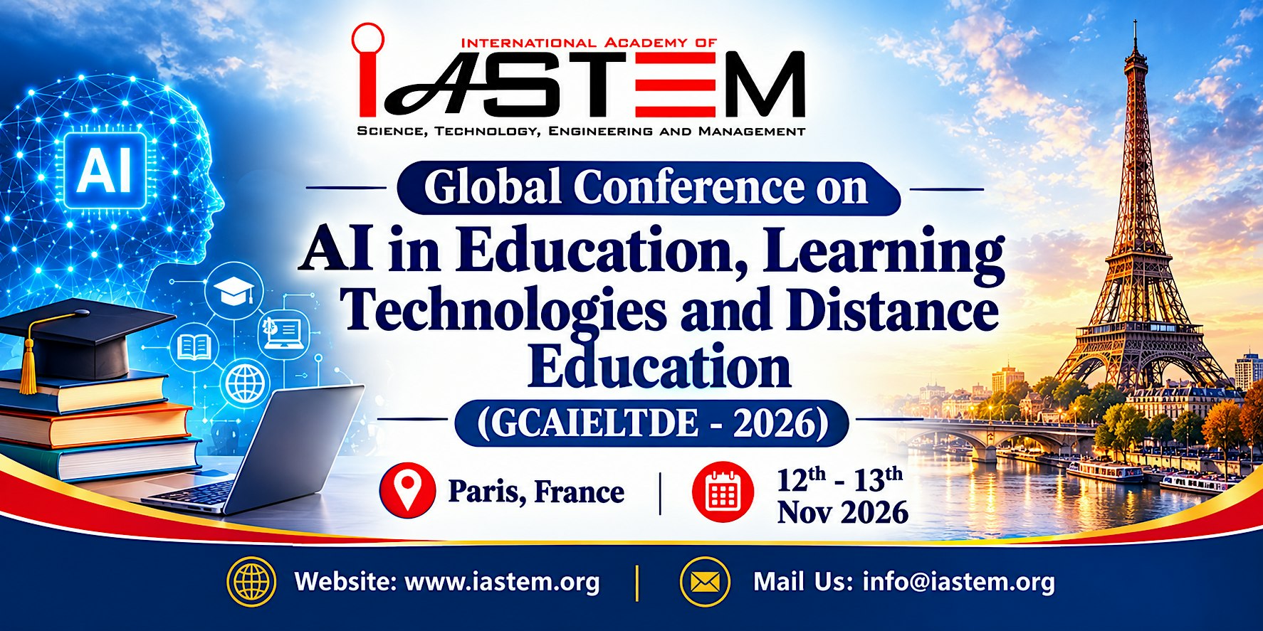 Global Conference on AI in Education, Learning Technologies & Distance Educ