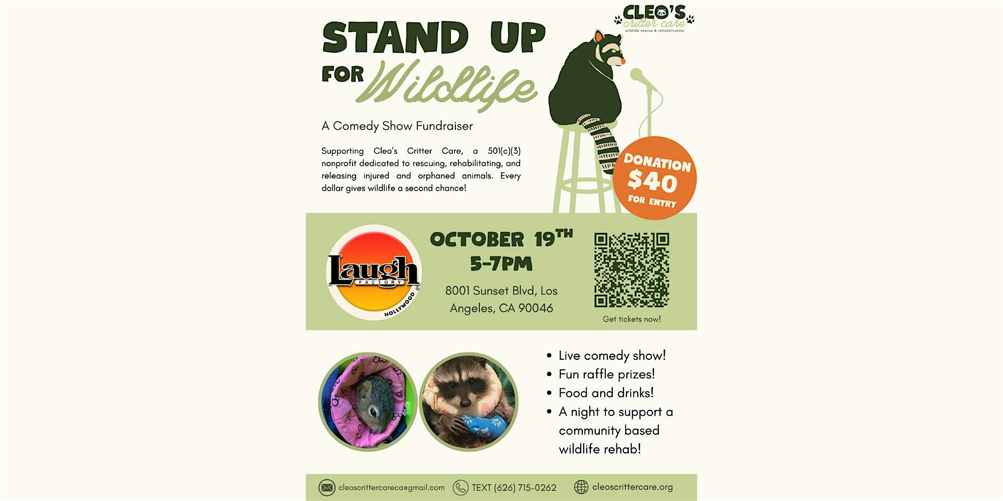 Stand Up for Wildlife 5:00PM