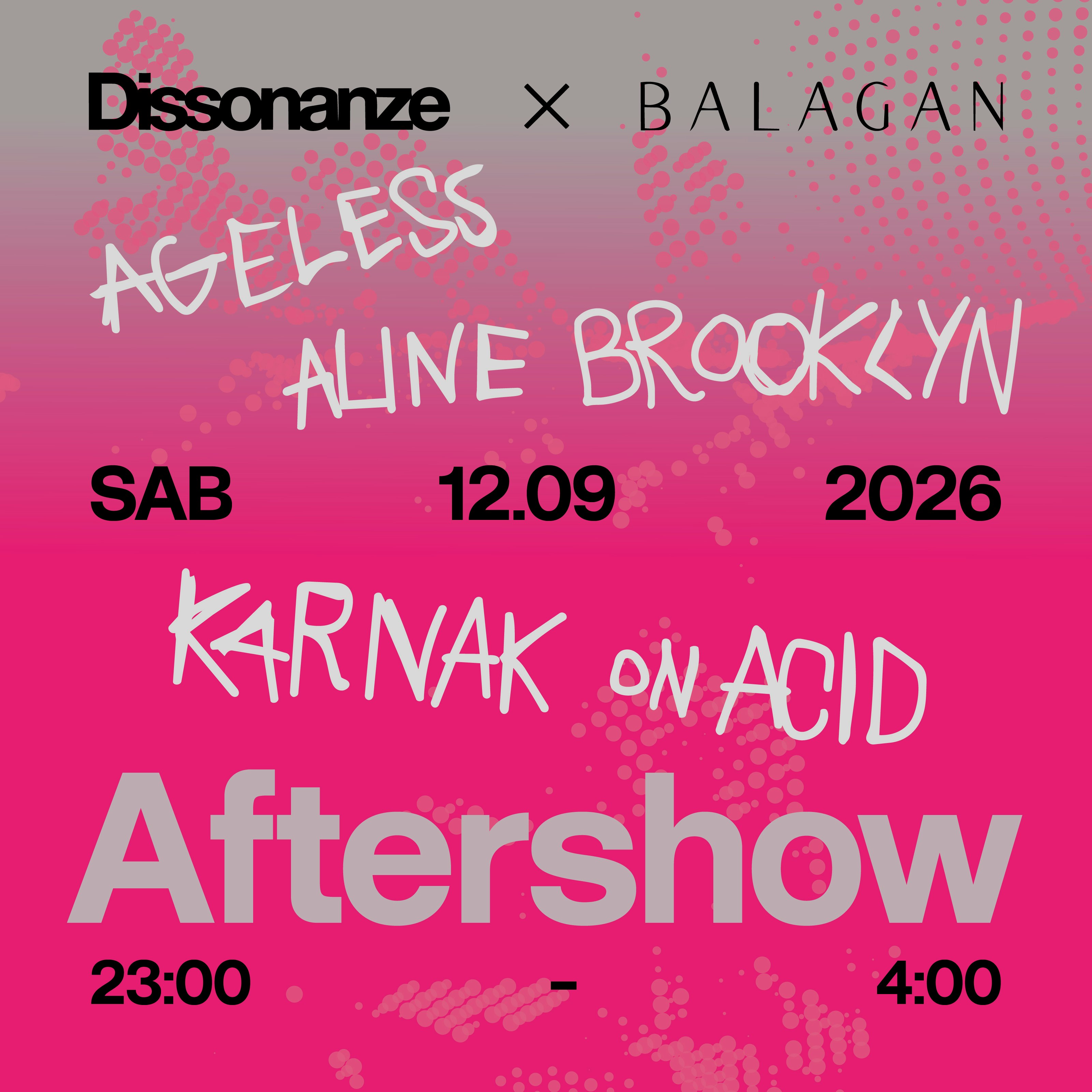 DISSONANZE AFTERSHOW - SATURDAY