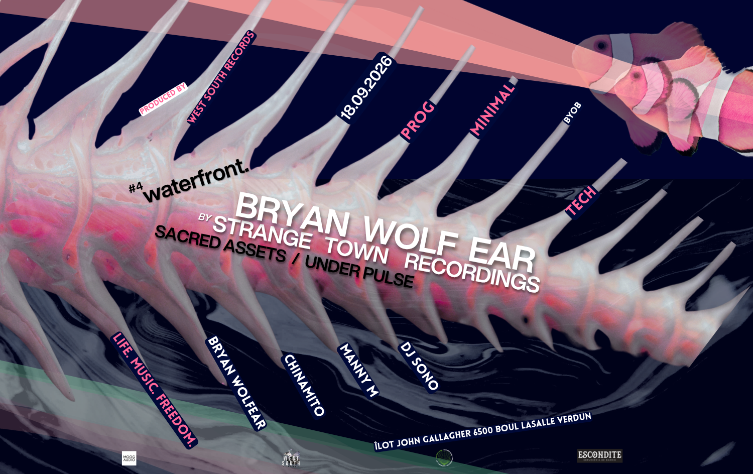 Waterfront #4 - Bryan Wolf Ear (STRANGE TOWN)