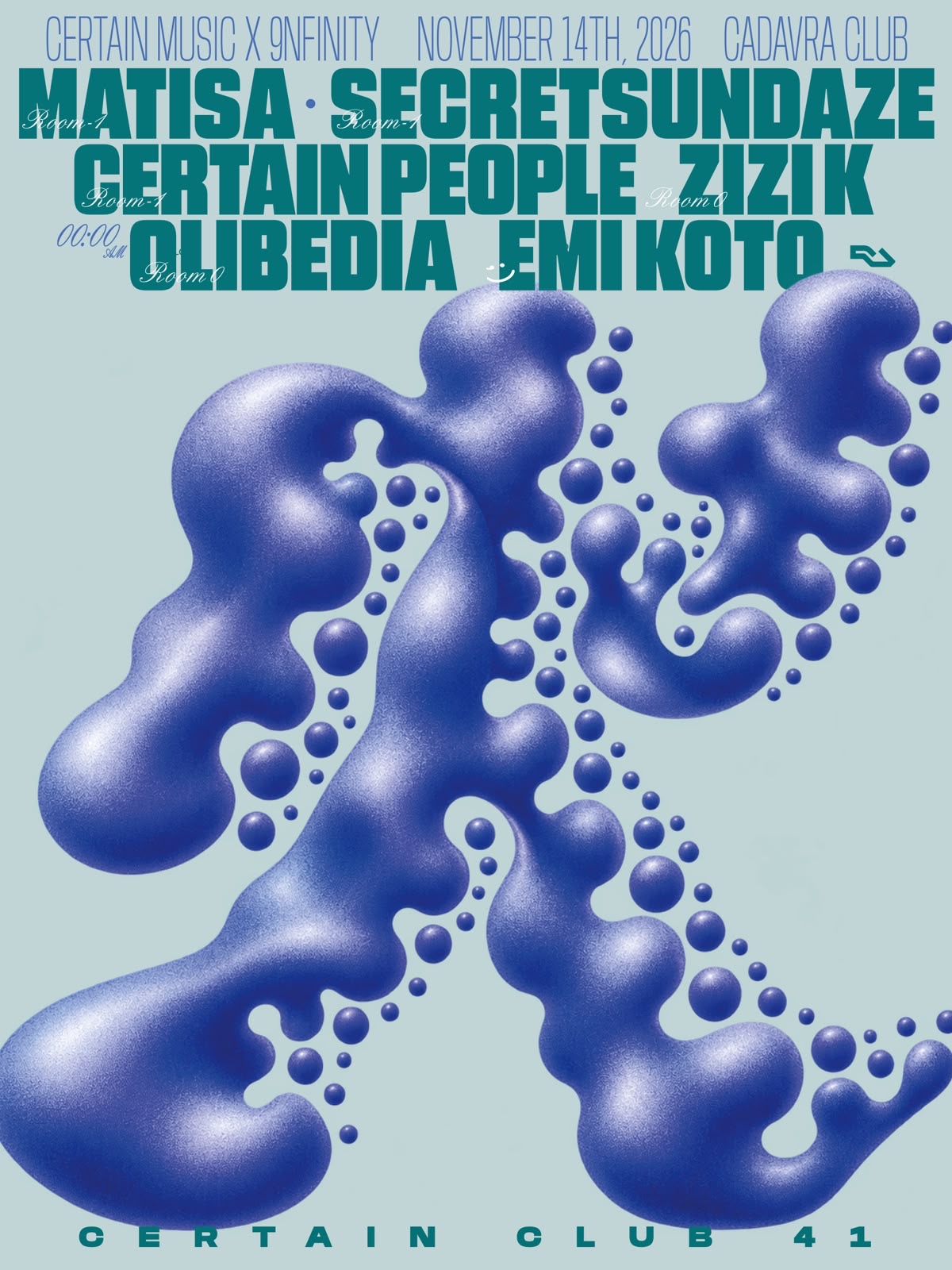 9FINITY x CERTAIN CLUB with Matisa, Secretsundaze, Certain People