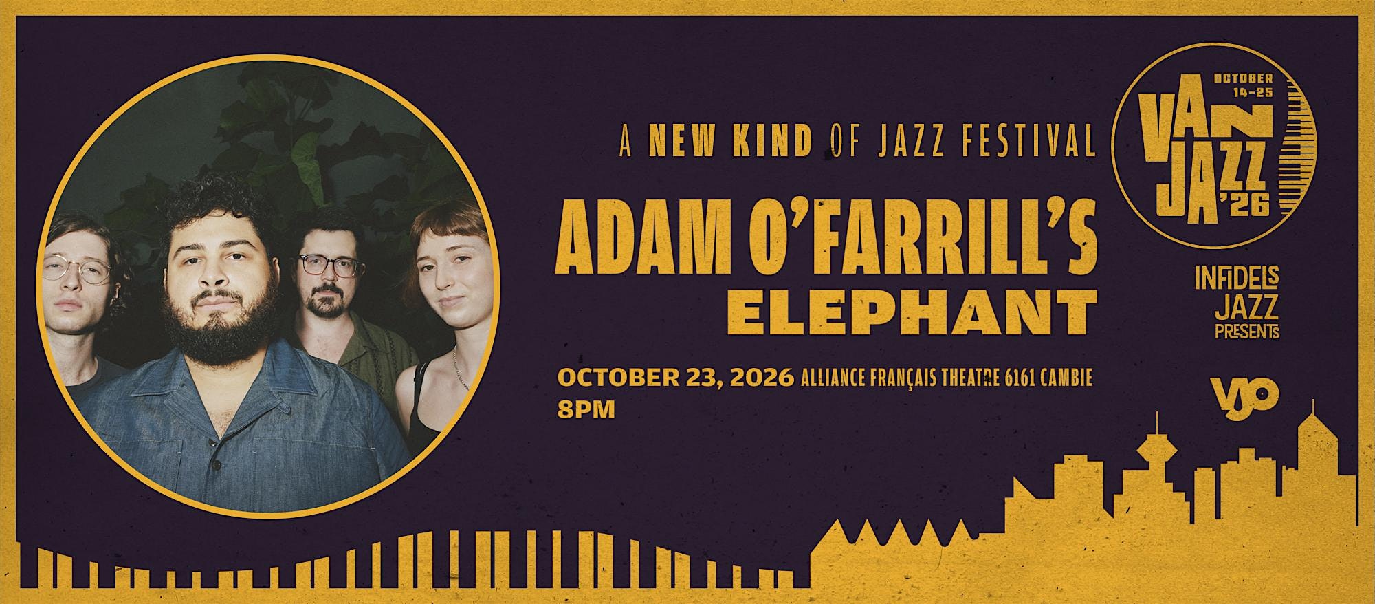Infidels Jazz Presents: Adam O'Farrill's Elephant