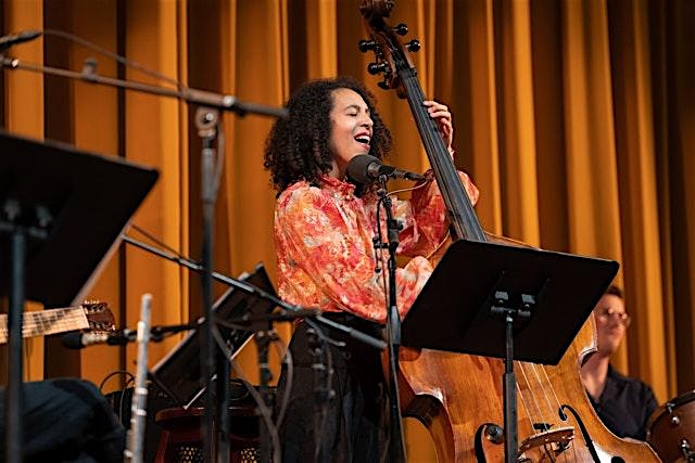 Devon Gates with Harpist Charles Overton: 2026 Jazz on the Lawn