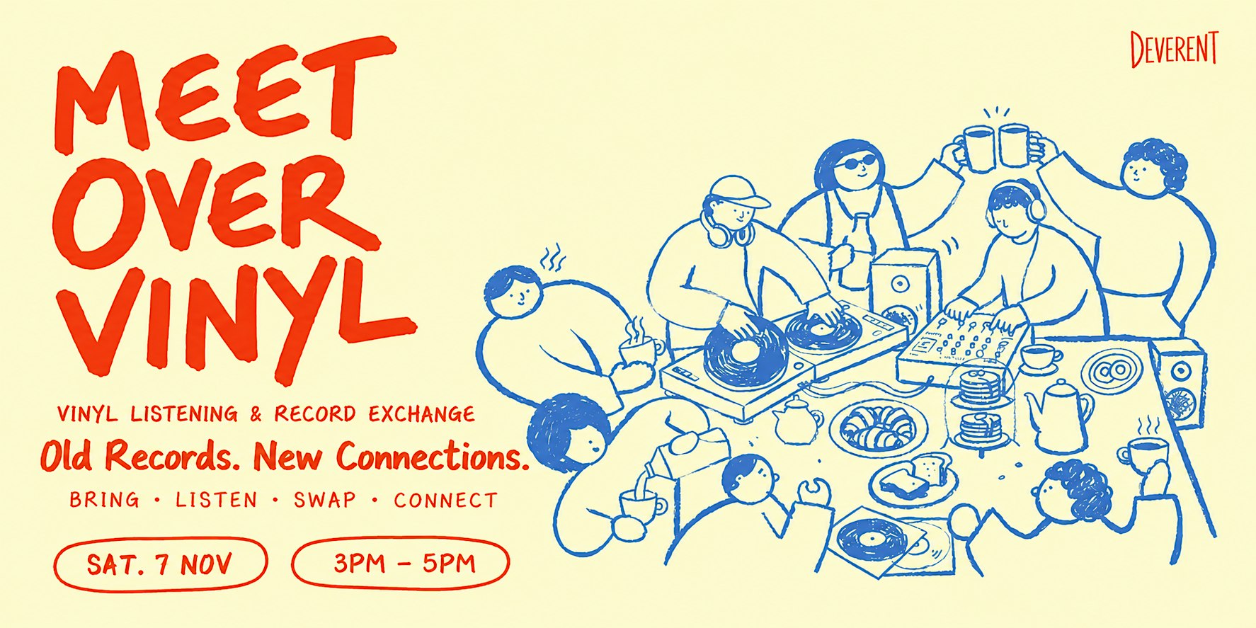 Meet Over Vinyl | Vinyl Listening & Record Exchange