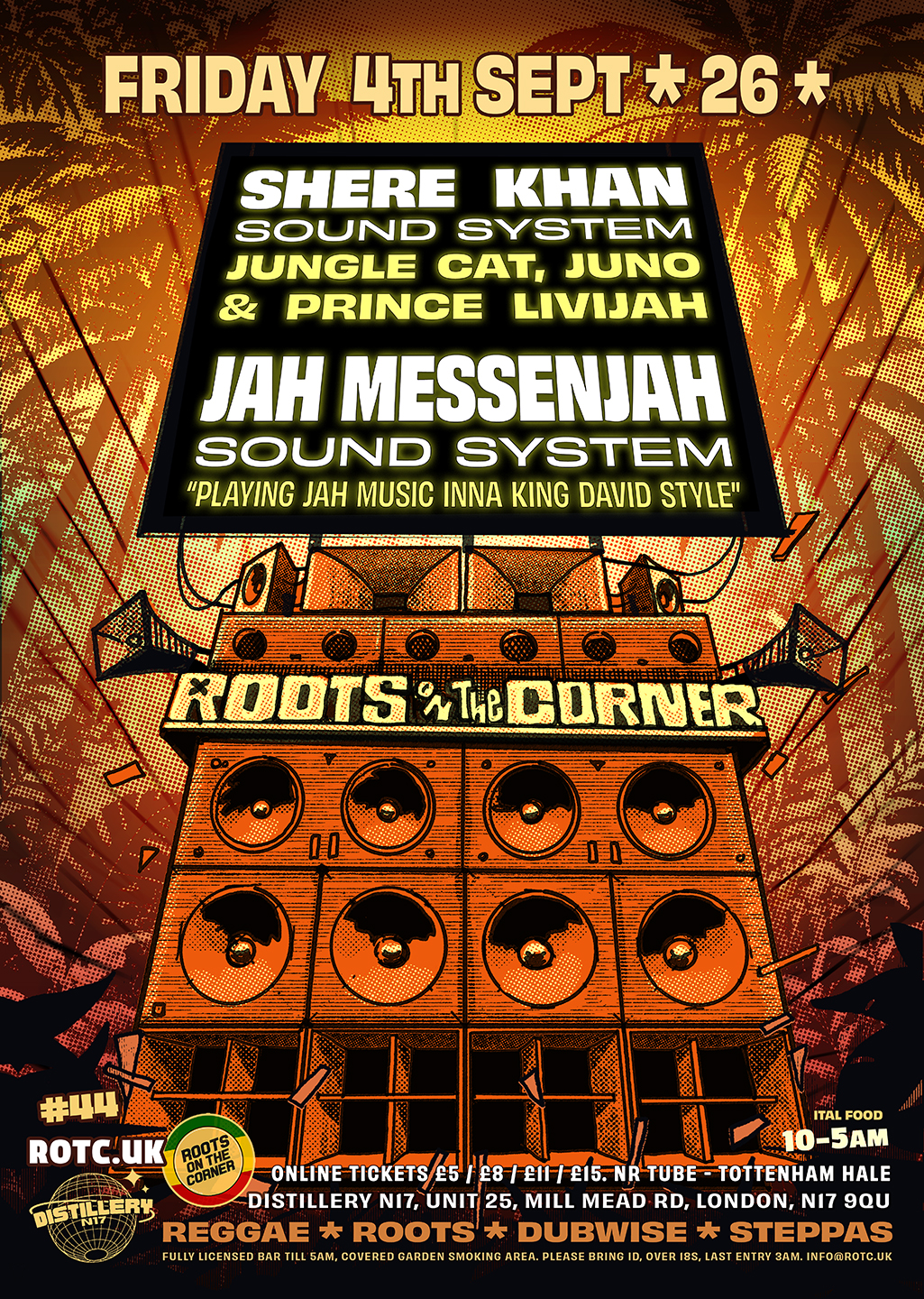 Roots On The Corner #44. Shere Khan Sound System meets Jah Messenjah Sound System