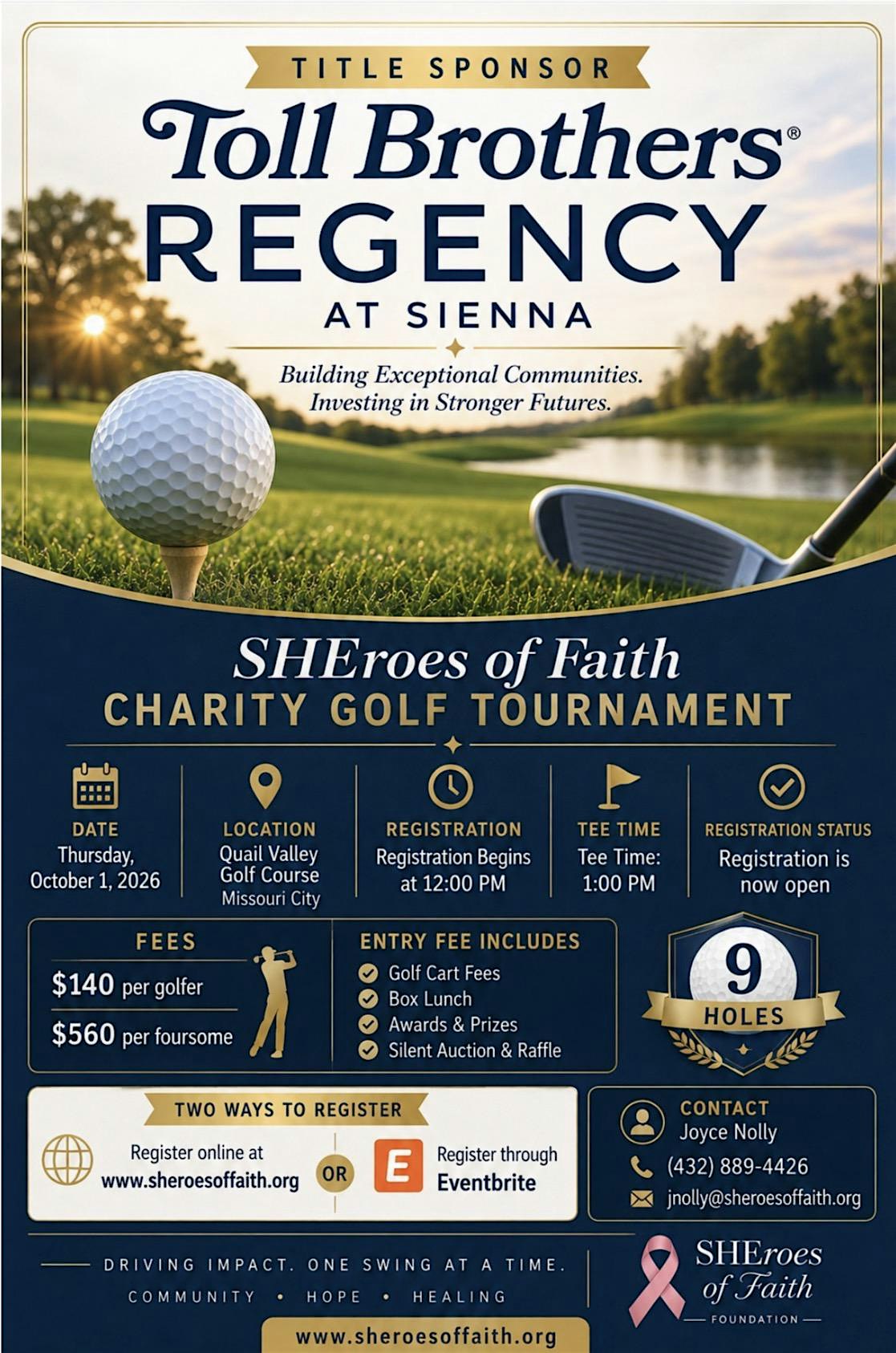 SHEroes of Faith Foundation-Drive Out Cancer Golf Tournament