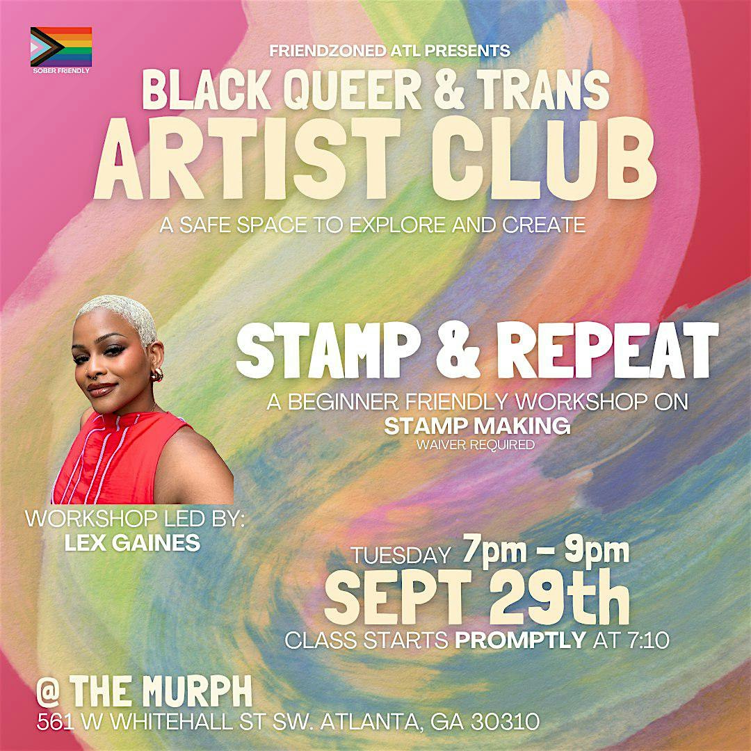 Black Queer Art Club - Stamp Making
