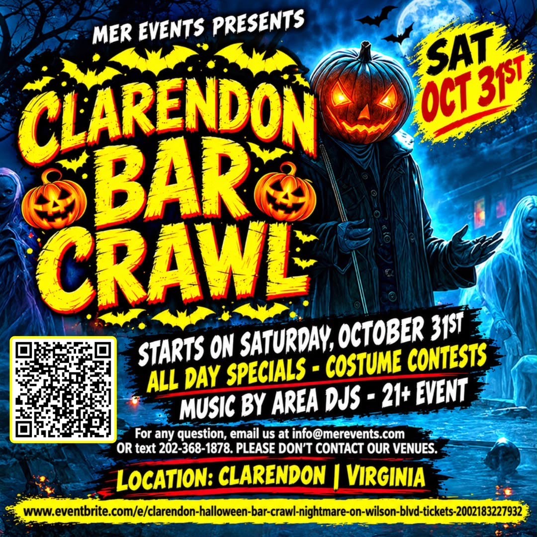 CLARENDON Halloween  Bar Crawl