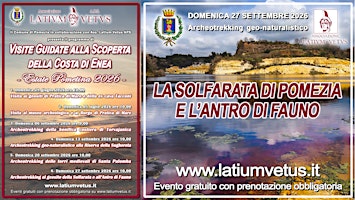 Archeotrekking alla Solfarata di Pomezia e all’antro del Fauno