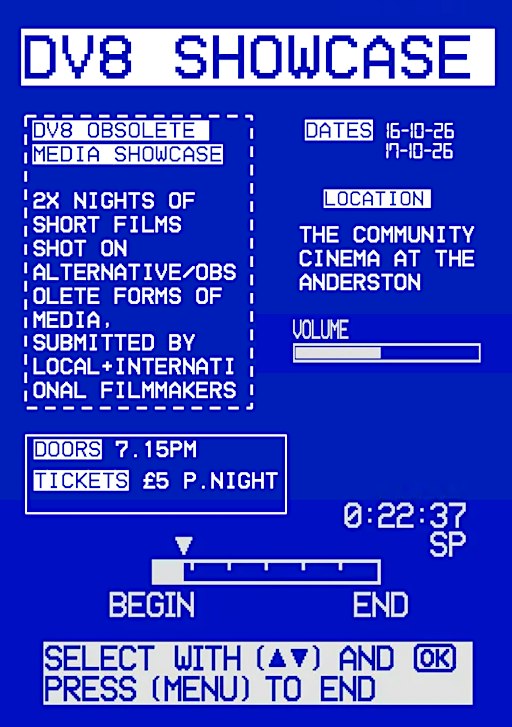 DV8 Obsolete Media Showcase