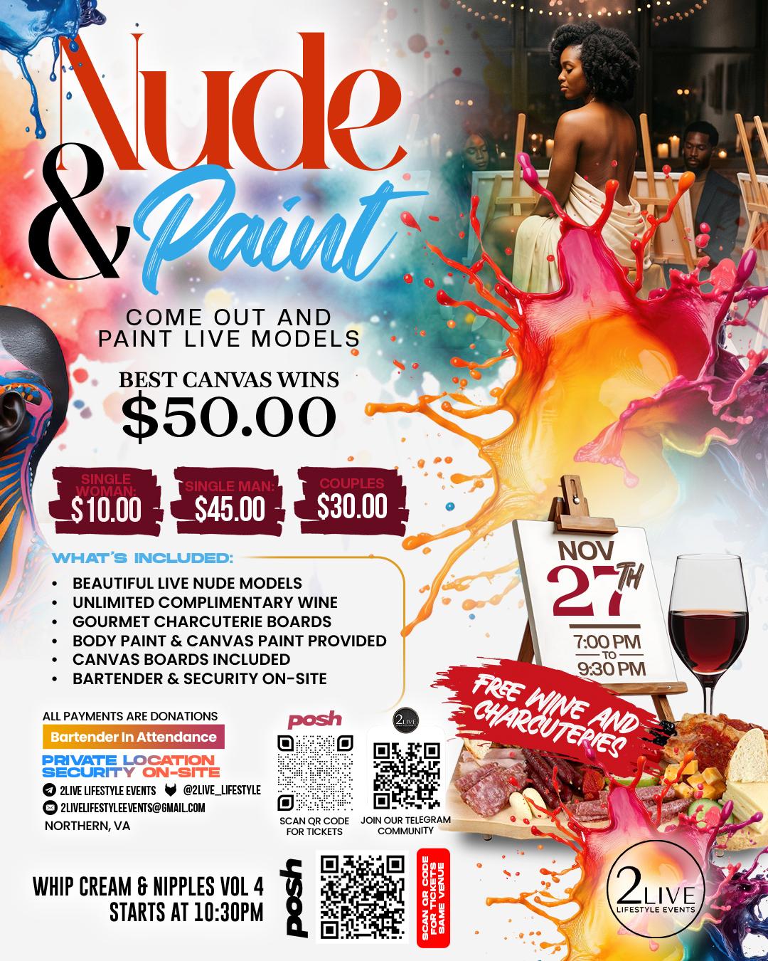 NUDE & PAINT | NORTHERN, VA | 11/27