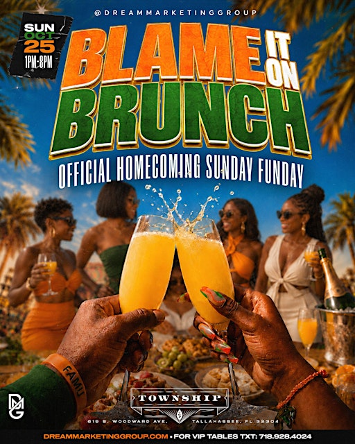 BLAME IT ON BRUNCH + DAY PARTY • FAMU HOMECOMING SUNDAY FUNDAY