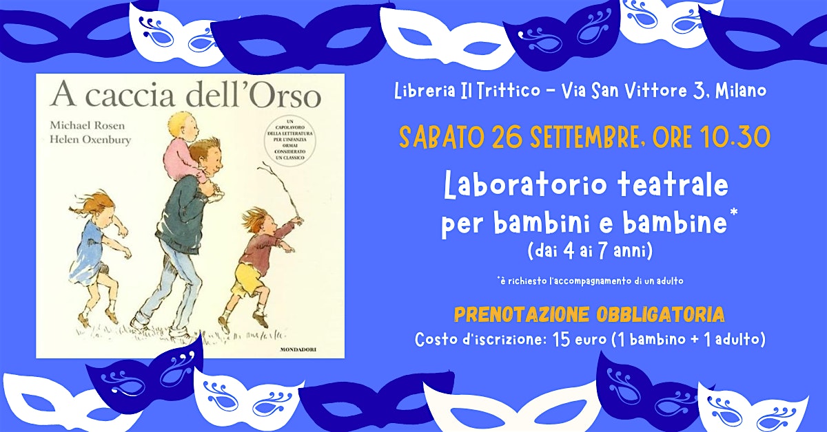 Laboratorio teatrale per bambini e bambine (4 - 7 anni)