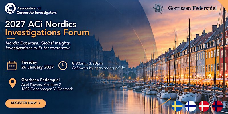 ACi Nordics Investigations Forum
