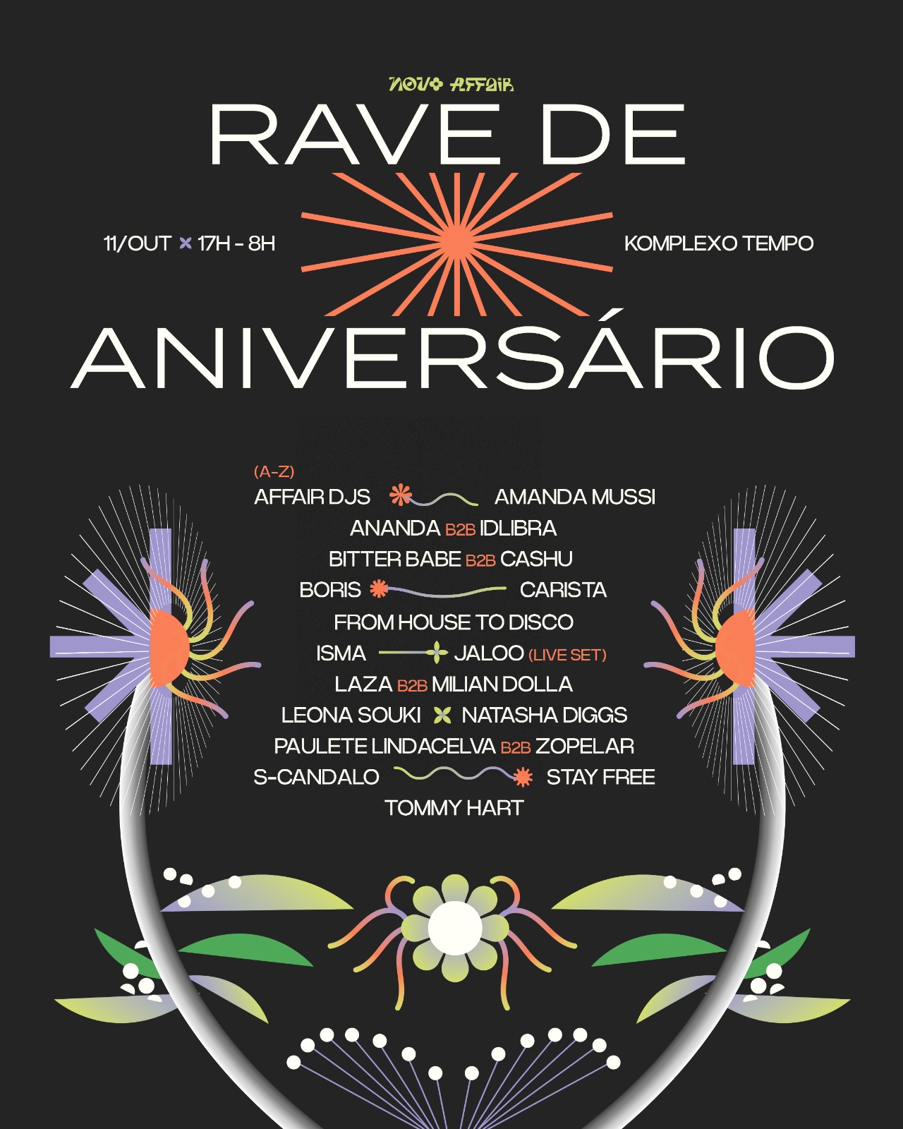 Novo Affair - 3 anos (Rave de Aniversário)