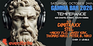 GAMMA BAR 2026 @ TEMPERANCE CHAPEL ST