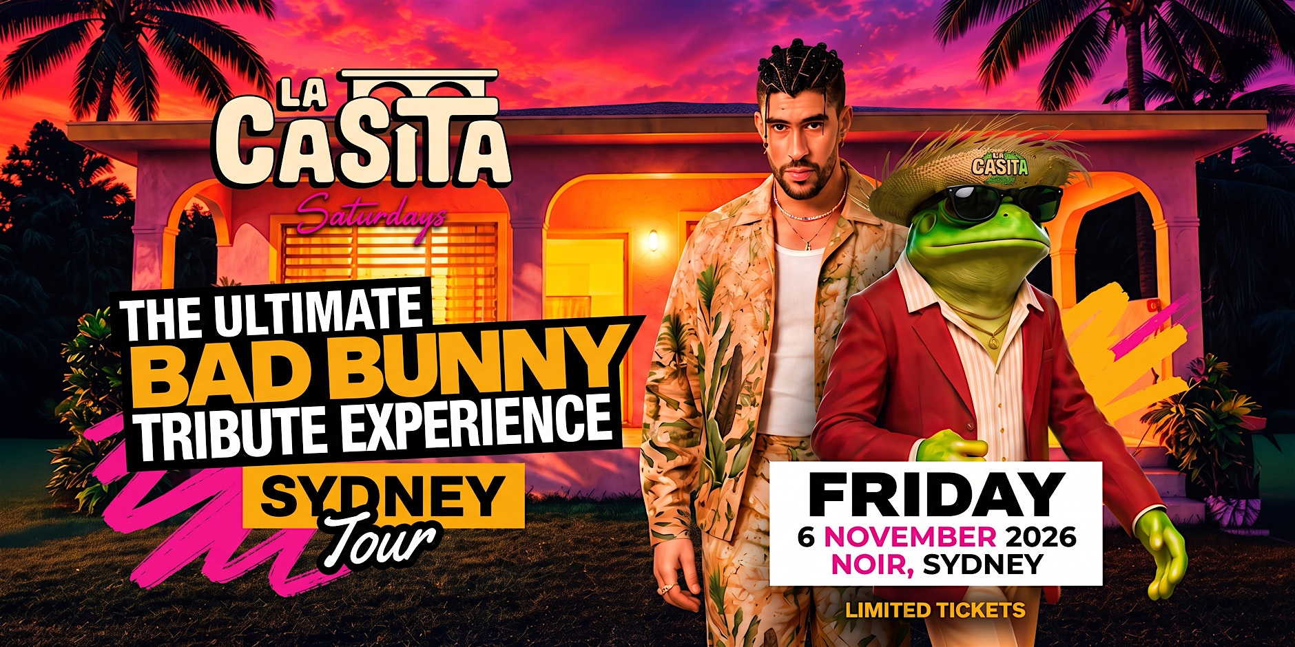 (SYD) La Casita: The Ultimate Bad Bunny Tribute Experience