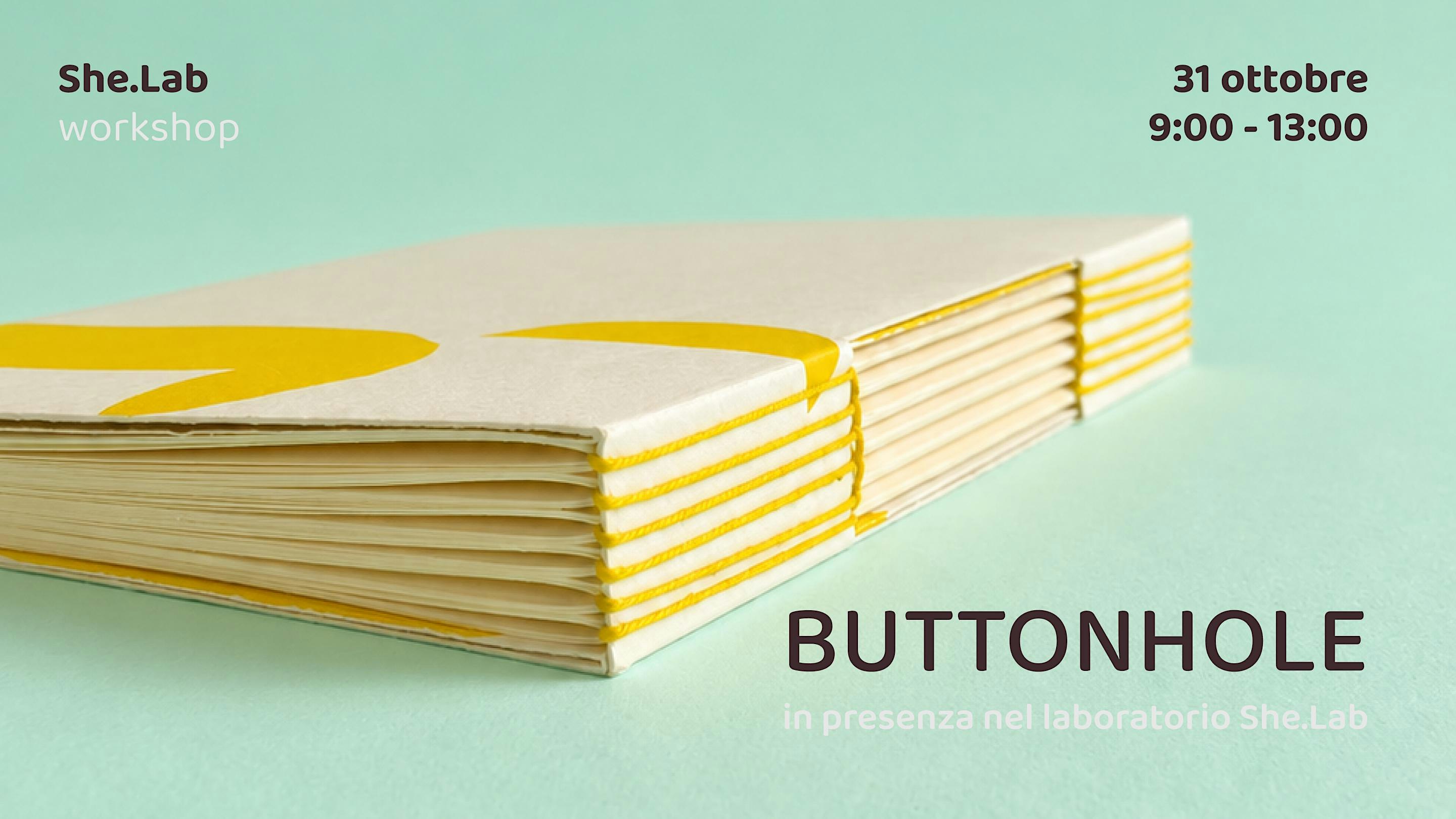 Workshop Rilegatura Buttonhole