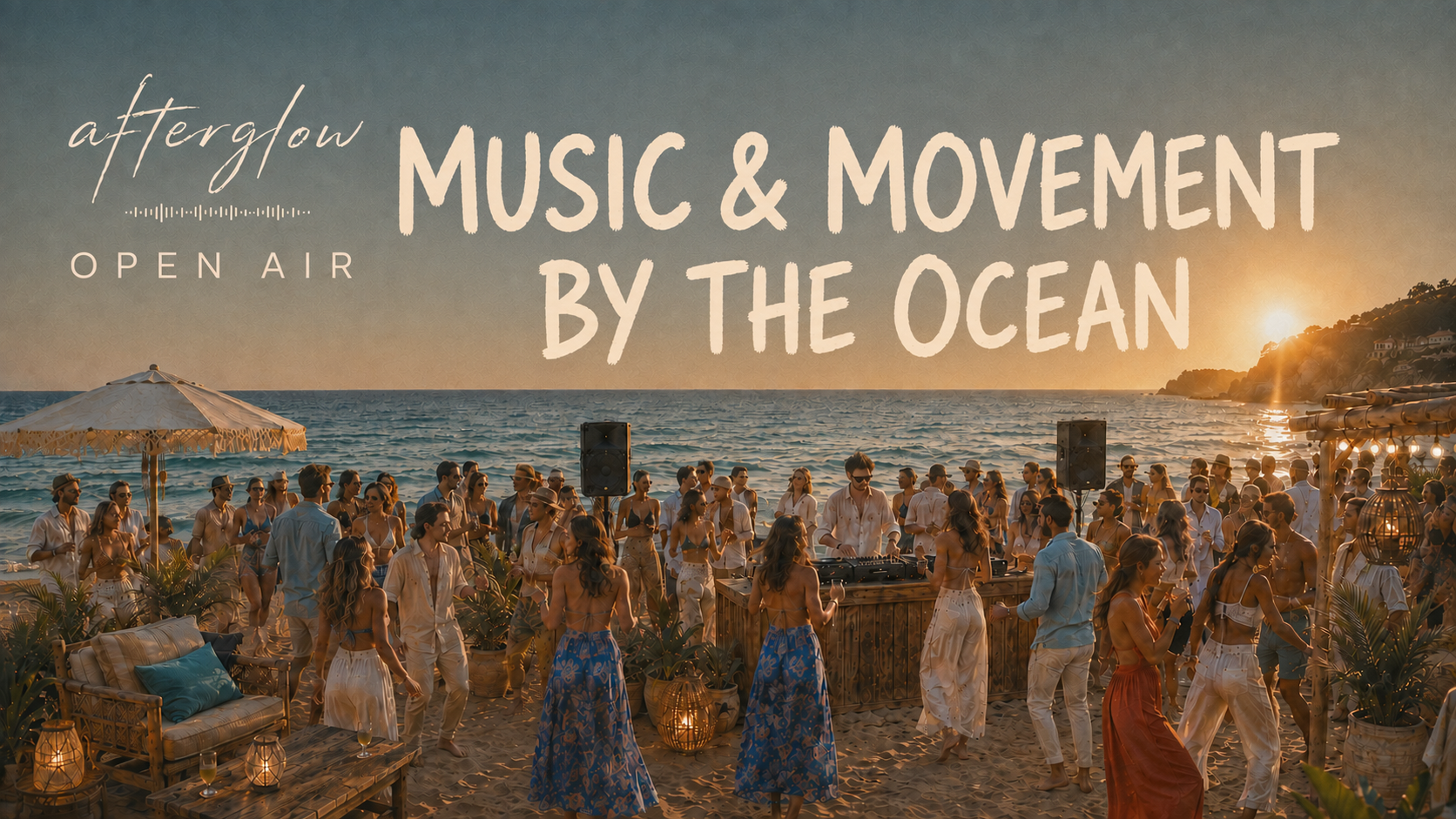 Move & Music By The Ocean - afterglow at Costa da Caparica
