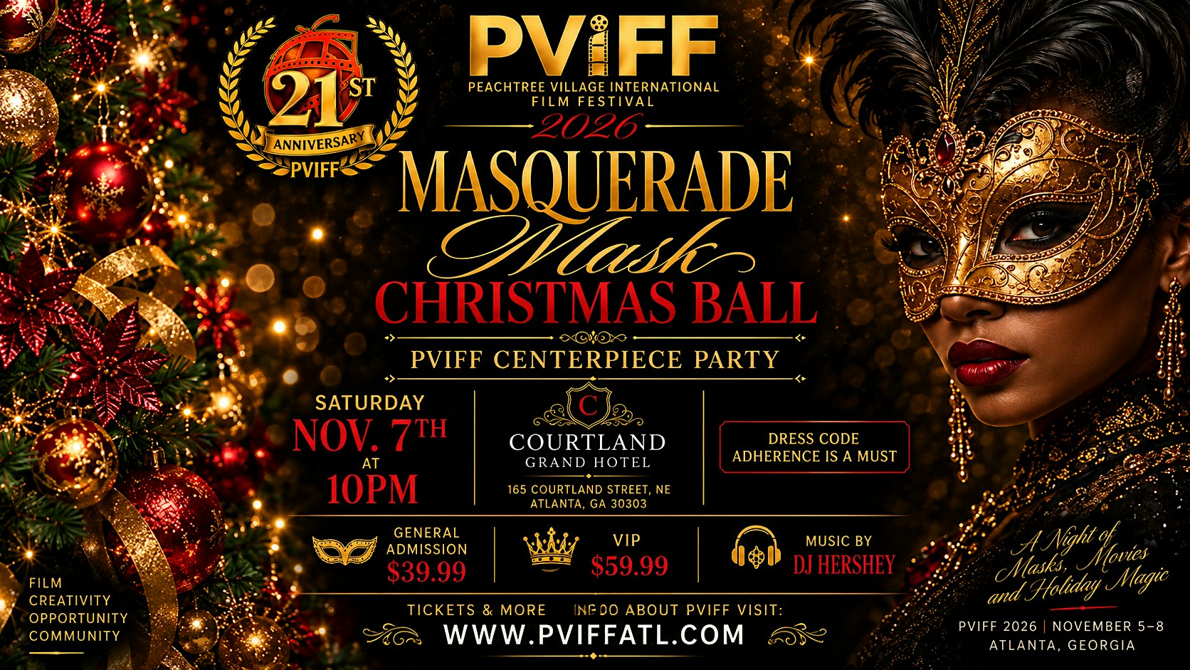 2026 MASQUERADE CHRISTMAS BALL