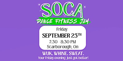 Soca Dance Fitness Jam: Friday Fete