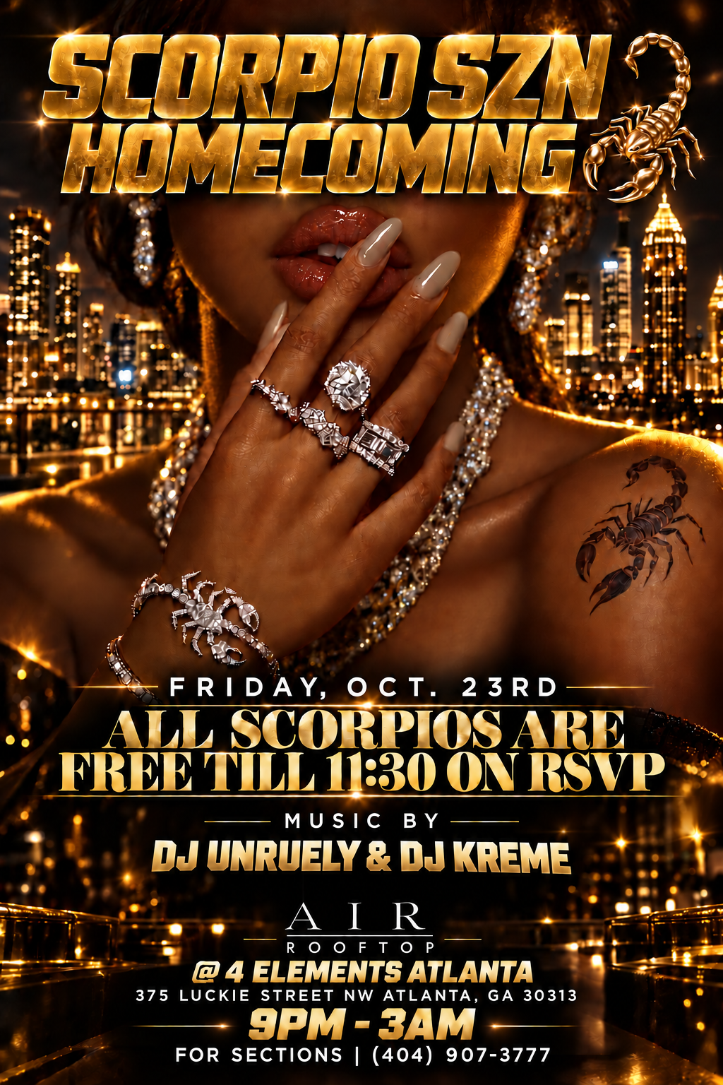 SCORPIO SZN HOMECOMING