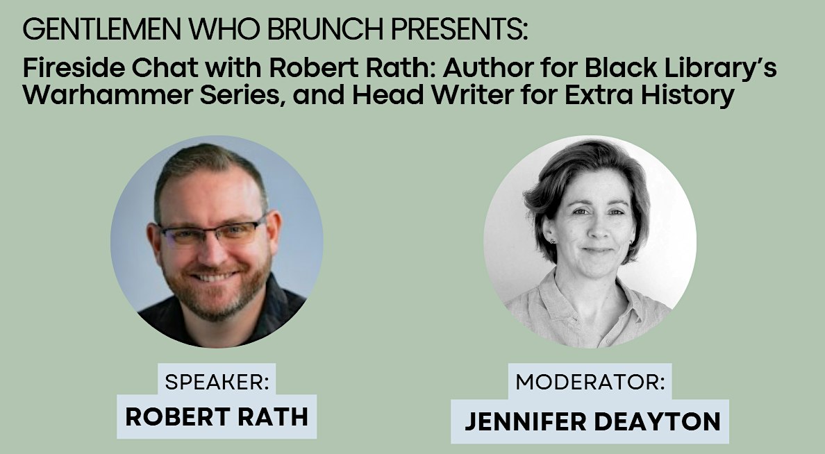 Fireside Chat w/ Robert Rath: Head Writer for Extra History & Author