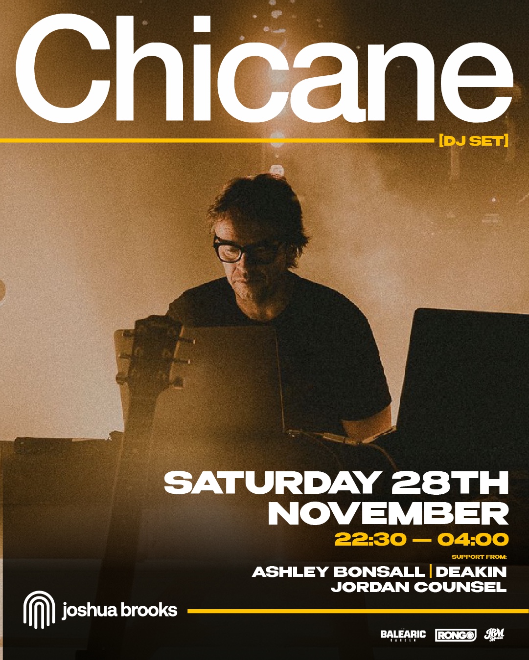 Chicane [DJ Set] - Joshua Brooks Manchester