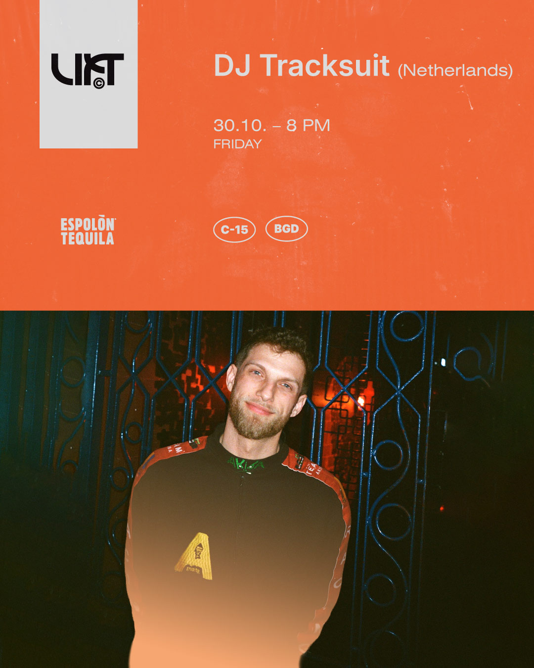 DJ Tracksuit at LIFT