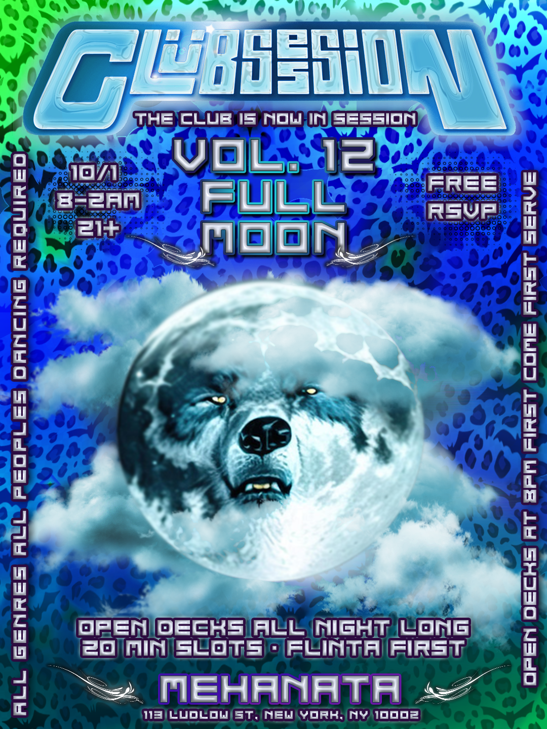 CLÜBSESSION VOL. 12: FULL MOON