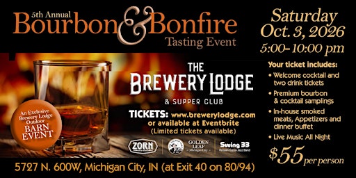 5th Annual Bourbon & Bonfire Tasting Event
